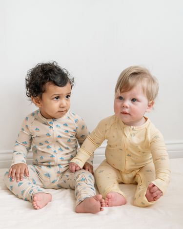 Turtles and Sailboat Print Pajamas 