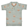 Knit Sail Boat Polo Seafoam