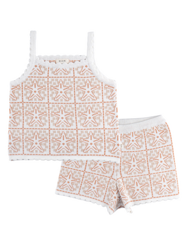 Knit Starfish Tank and Shorts