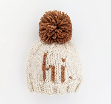 Huggalug Hi Pecan Pom Pom Beanie